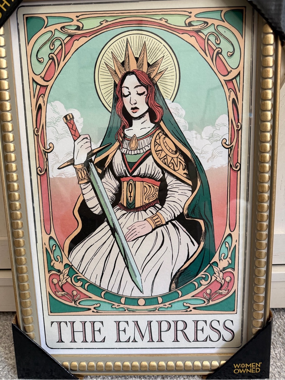 Sapna Shah tarot card the Empress wall art viral - Picture 2 of 2